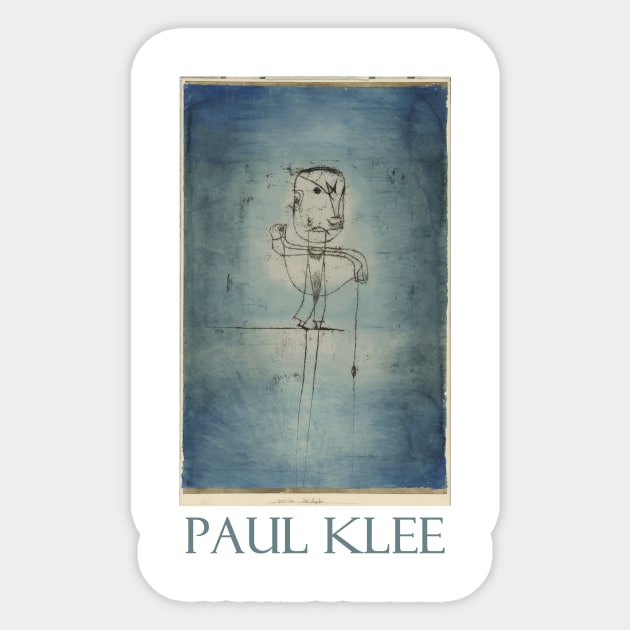 The Angler by Paul Klee Sticker by Naves